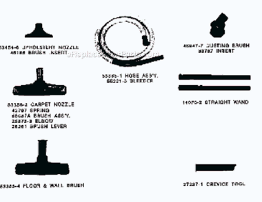 Part Location Diagram of 27237-3 Frigidaire Tool - Crevice
