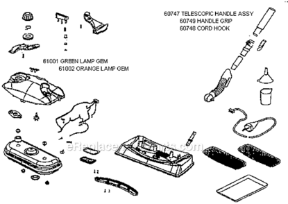 Part Location Diagram of E-61000 Eureka Switch Support