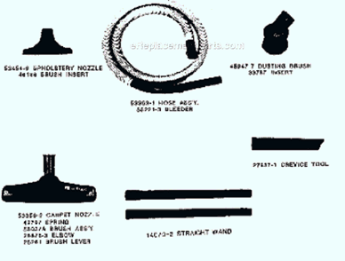 Page C Diagram and Parts List for 3123A  Eureka Canister Vacuum