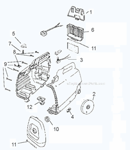 Page A Diagram and Parts List for 3140E  Eureka Canister Vacuum