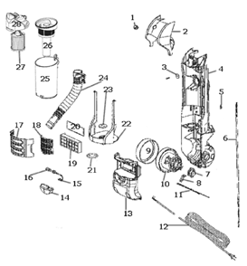 Part Location Diagram of 80532-534N Eureka Grill - Exhaust