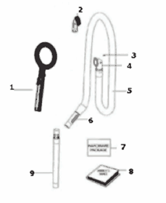 Page B Diagram and Parts List for 3281AZ  Eureka Upright Vacuum
