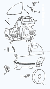 Page A Diagram and Parts List for 3624A  Eureka Canister Vacuum