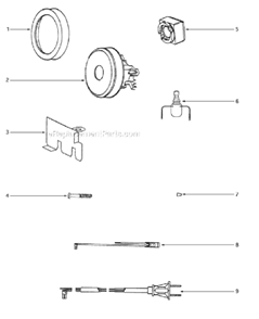 Page B Diagram and Parts List for 3684D-2  Eureka Canister Vacuum