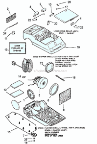 Part Location Diagram of 26653-12 Eureka Button - Latch