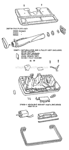 Page B Diagram and Parts List for 3930A  Eureka Canister Vacuum