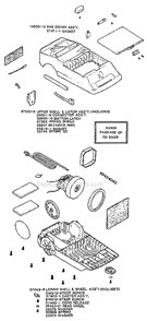 Page C Diagram and Parts List for 3930A  Eureka Canister Vacuum