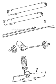 Page D Diagram and Parts List for 3948A  Eureka Canister Vacuum