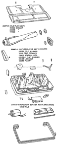 Page C Diagram and Parts List for 3972A  Eureka Canister Vacuum