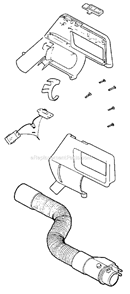 Part Location Diagram of 54009-5 Eureka Handle Assembly 2 Wire
