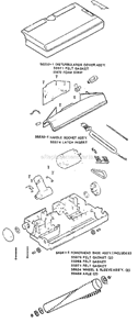 Part Location Diagram of 54419-1 Eureka Disturbulator Assembly