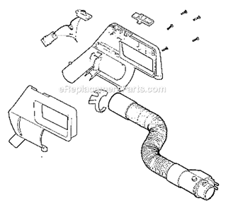 Page D Diagram and Parts List for 3987B  Eureka Canister Vacuum