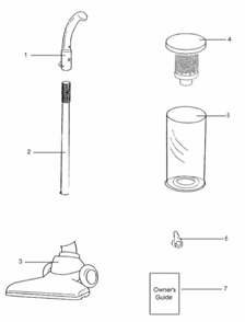 Page A Diagram and Parts List for 426A  Eureka Upright Vacuum