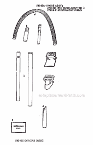 Page C Diagram and Parts List for 4332AT  Eureka Upright Vacuum