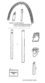 Page C Diagram and Parts List for 4332BT  Eureka Upright Vacuum