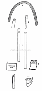 Page C Diagram and Parts List for 4335AT  Eureka Upright Vacuum