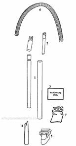 Page C Diagram and Parts List for 4335BT  Eureka Upright Vacuum