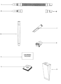 Page C Diagram and Parts List for 4336ATH  Eureka Upright Vacuum