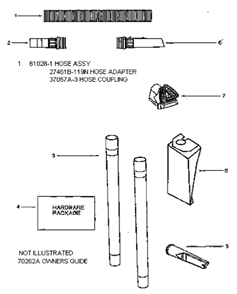 Page A Diagram and Parts List for 4340ET  Eureka Upright Vacuum