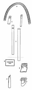 Page C Diagram and Parts List for 4351AT  Eureka Upright Vacuum