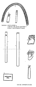 Page C Diagram and Parts List for 4351DT  Eureka Upright Vacuum