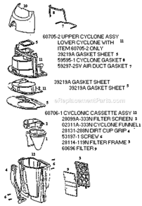 Part Location Diagram of 59297-2SV Frigidaire Gasket - Air Duct