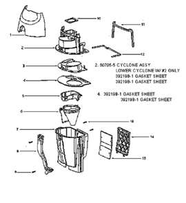 Part Location Diagram of 60704-35 Eureka Front Cover Assembly - Pk
