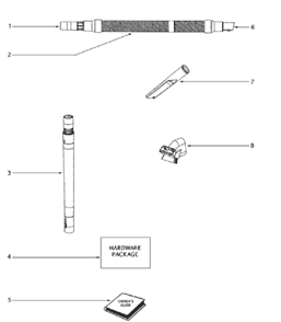 Page D Diagram and Parts List for 4387AT  Eureka Upright Vacuum