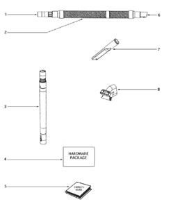 Page D Diagram and Parts List for 4388BT  Eureka Upright Vacuum