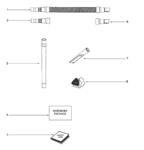 Page D Diagram and Parts List for 4393A  Eureka Upright Vacuum
