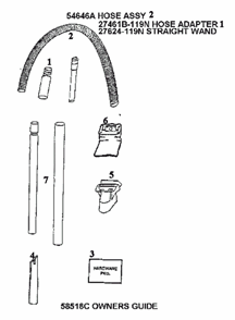Page C Diagram and Parts List for 4441ATV  Eureka Upright Vacuum