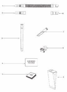 Page C Diagram and Parts List for 4458A  Eureka Upright Vacuum