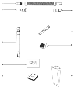 Page C Diagram and Parts List for 4459AS  Eureka Upright Vacuum