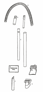 Page C Diagram and Parts List for 4460AT  Eureka Upright Vacuum