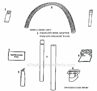 Page C Diagram and Parts List for 4460BT  Eureka Upright Vacuum