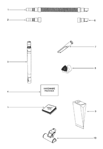 Page C Diagram and Parts List for 4463AV  Eureka Upright Vacuum