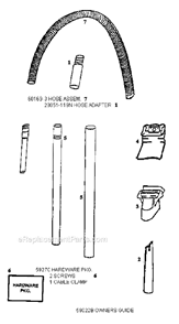 Page C Diagram and Parts List for 4465BTM  Eureka Upright Vacuum