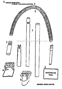 Page C Diagram and Parts List for 4465DTX  Eureka Upright Vacuum