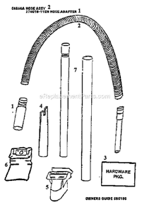 Page C Diagram and Parts List for 4465DTZ  Eureka Upright Vacuum