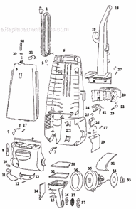 Part Location Diagram of 54000 Frigidaire Hood & Nameplate P