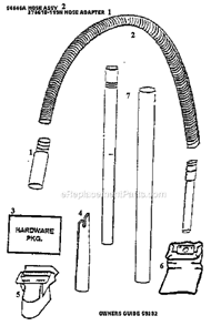 Page C Diagram and Parts List for 4475AT  Eureka Upright Vacuum