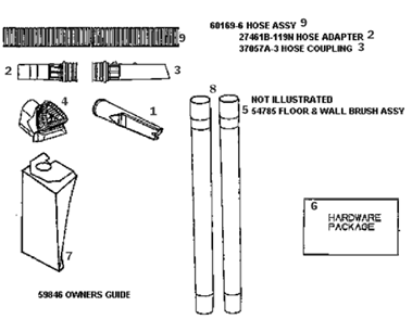 Page C Diagram and Parts List for 4479AT  Eureka Upright Vacuum