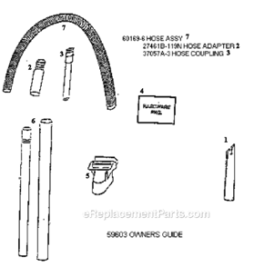 Page D Diagram and Parts List for 4480ATF  Eureka Upright Vacuum