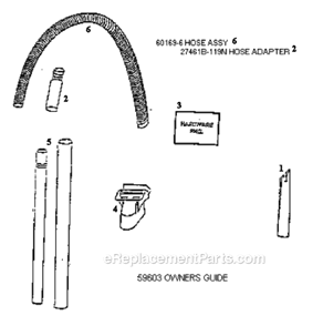 Page D Diagram and Parts List for 4481ATF  Eureka Upright Vacuum