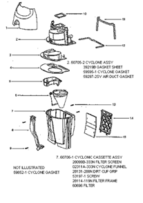 Page C Diagram and Parts List for 4483ATS  Eureka Upright Vacuum