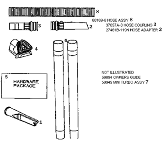 Page D Diagram and Parts List for 4485AT  Eureka Upright Vacuum