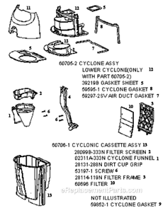 Page C Diagram and Parts List for 4485BT  Eureka Upright Vacuum
