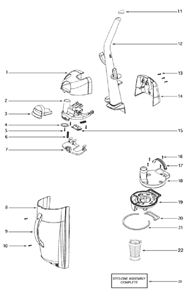 Part Location Diagram of 28461-288N Eureka Cover - Plenum