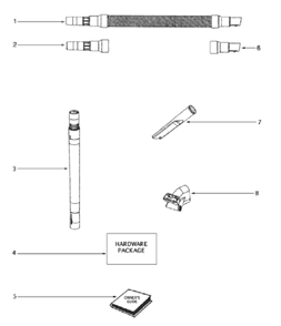 Page D Diagram and Parts List for 4641AVC  Eureka Upright Vacuum