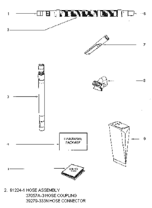 Page D Diagram and Parts List for 4675AT  Eureka Upright Vacuum